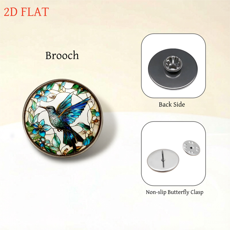 5pcs Hummingbird and Flower Ladies Jewelry Set
